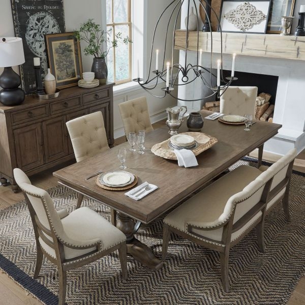 Picture of AMERICANA FARMHOUSE TRESTLE DINING GROUP