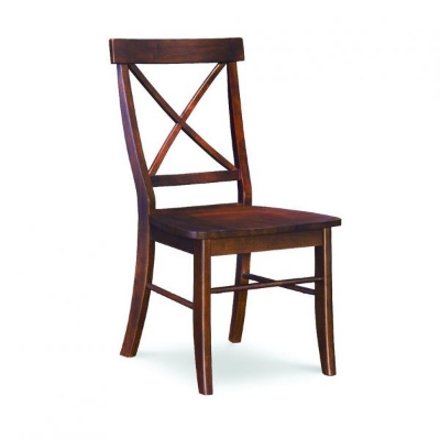 Picture of DINING ESSENTIALS X-BACK ESPRESSO SIDE CHAIR