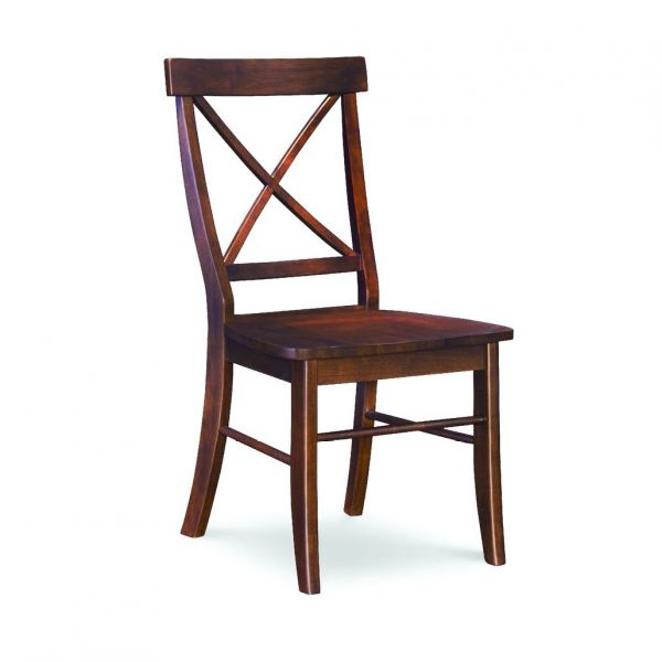 Picture of DINING ESSENTIALS X-BACK ESPRESSO SIDE CHAIR