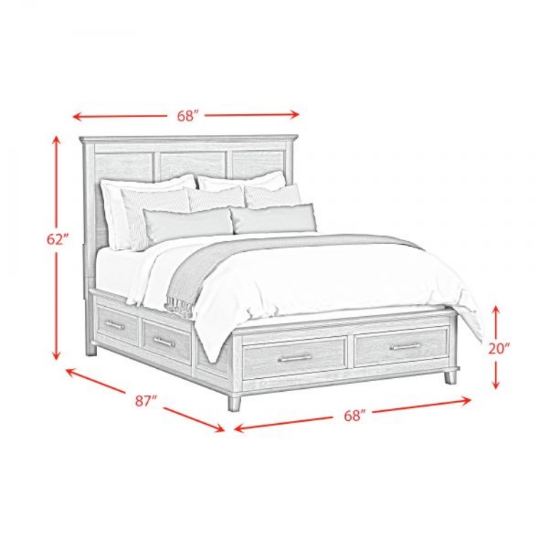 Picture of CANTERBURY QUEEN STORAGE BED