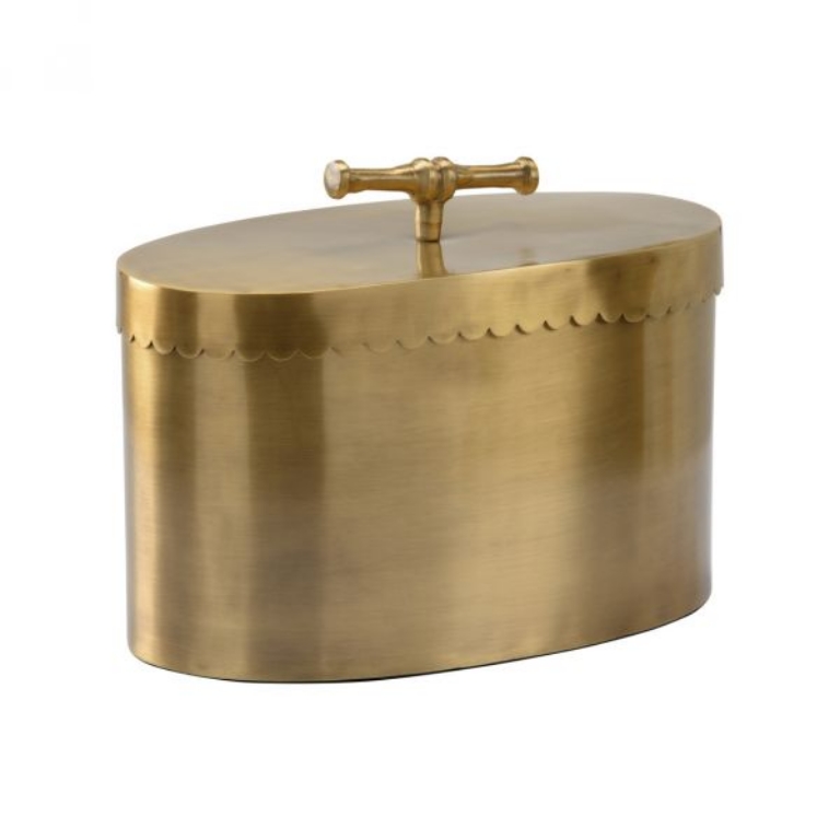 Picture of BUTTERCUP LARGE BRASS BOX