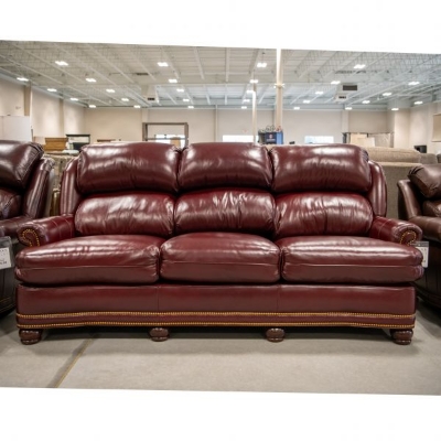 Picture of AUSTIN HIGH BACK OXBLOOD SOFA