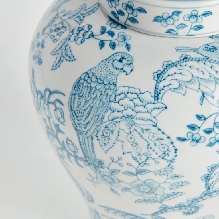 Picture of MONARCH PARROT GINGER JAR