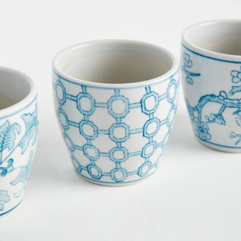 Picture of MONARCH MINI FLOWER POTS ST/6