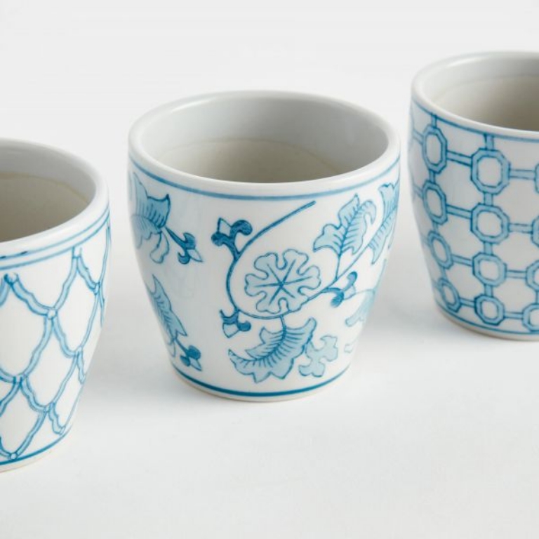 Picture of MONARCH MINI FLOWER POTS ST/6