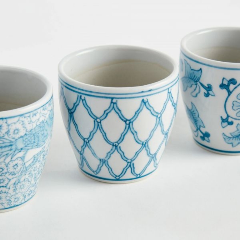 Picture of MONARCH MINI FLOWER POTS ST/6