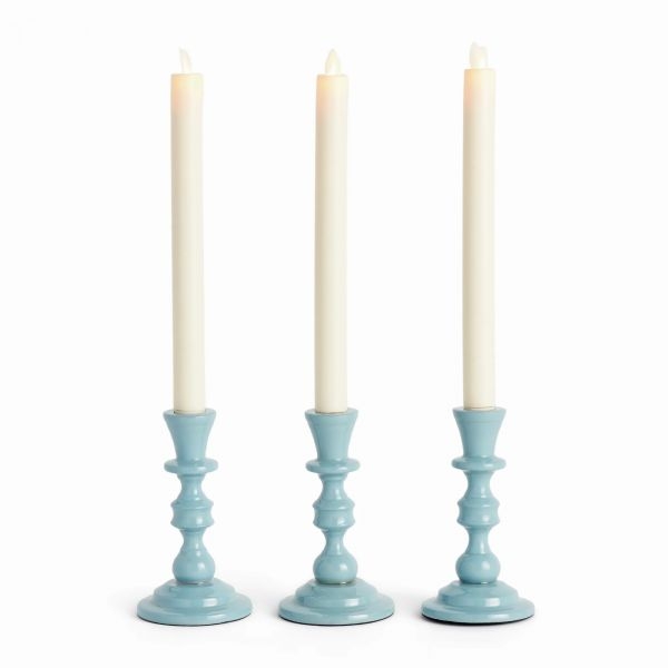 Picture of EVE BLUE TAPER HOLDERS SET