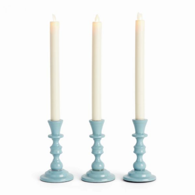 Picture of EVE BLUE TAPER HOLDERS SET