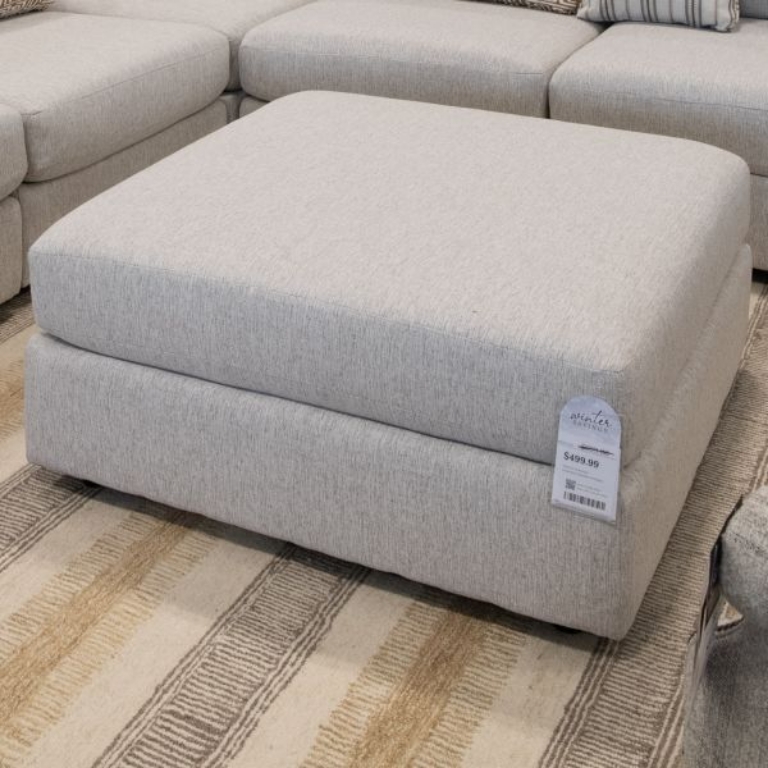 Picture of DURANGO PEWTER OTTOMAN