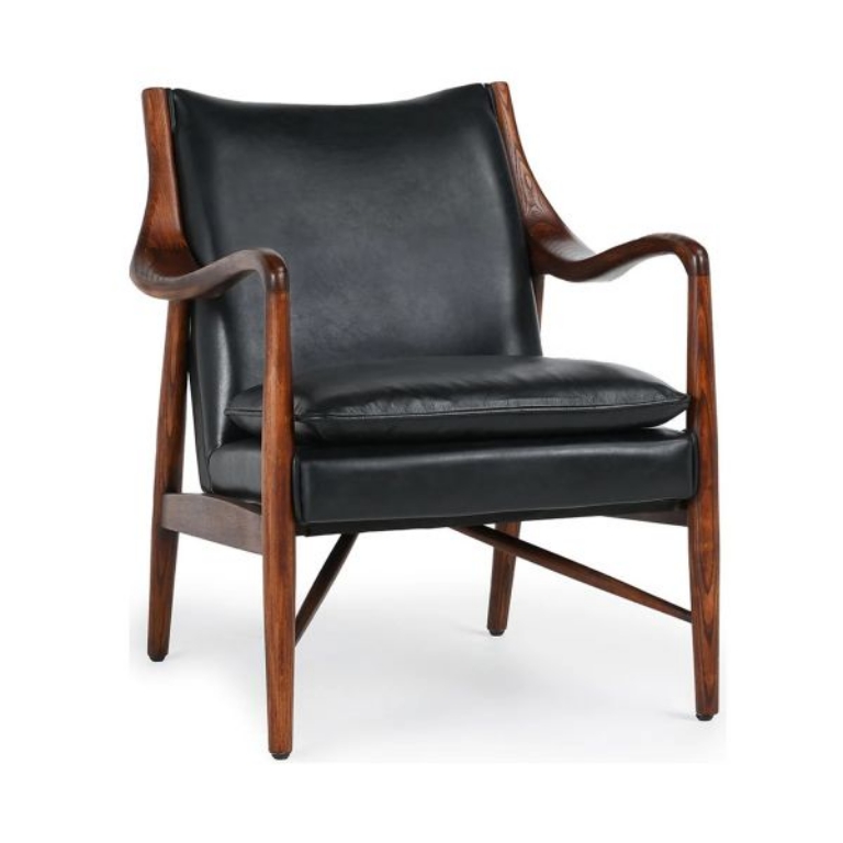 Picture of KIANNAH JET BLACK CLUB CHAIR