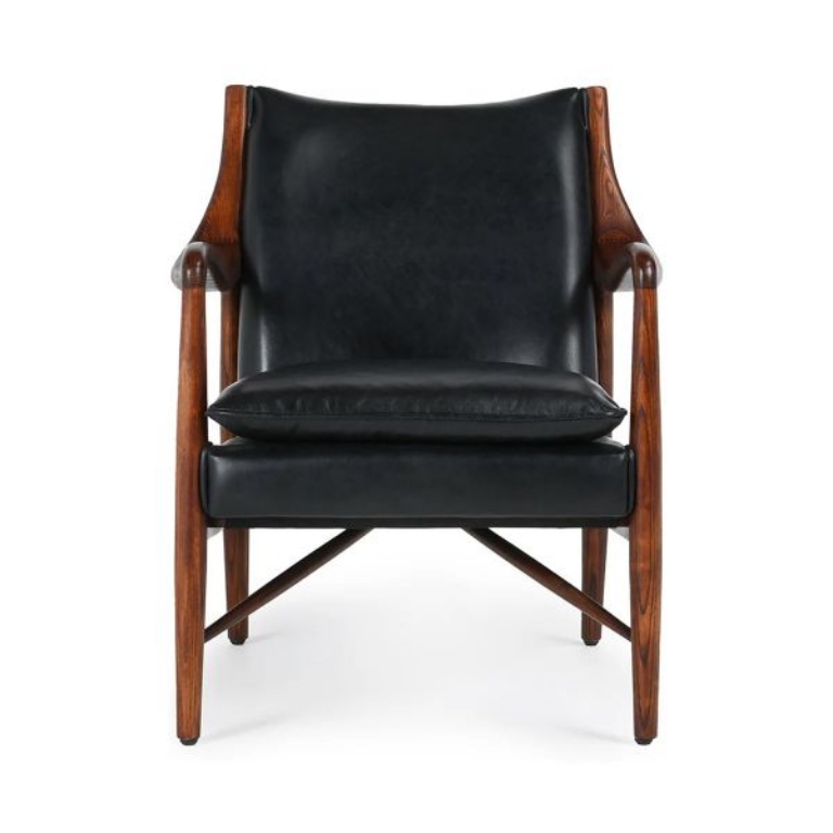 Picture of KIANNAH JET BLACK CLUB CHAIR