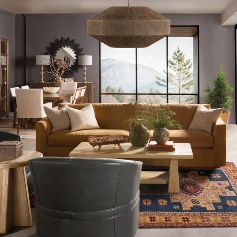 Picture of DRIFTWOOD WHEAT COCKTAIL TABLE