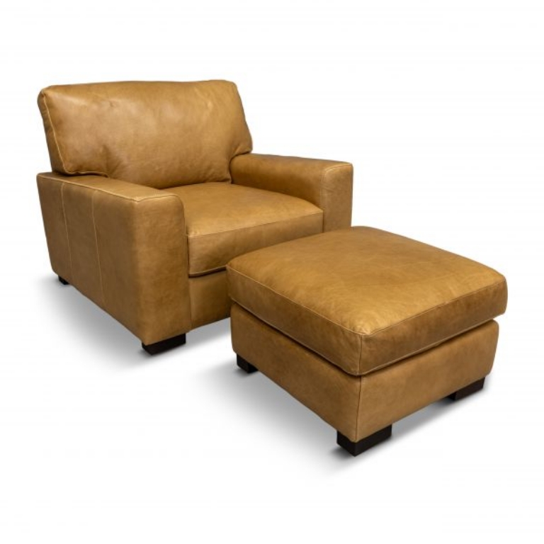 Picture of YORK SADDLE OTTOMAN