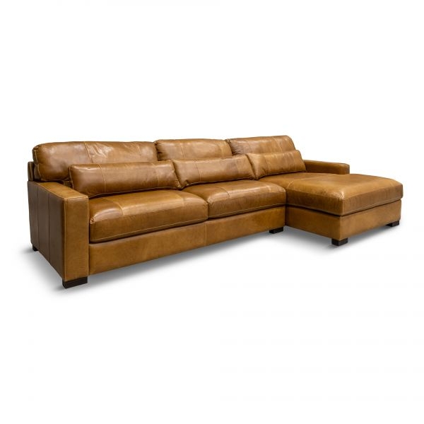 Picture of DALLAS SADDLE SOFA CHAISE