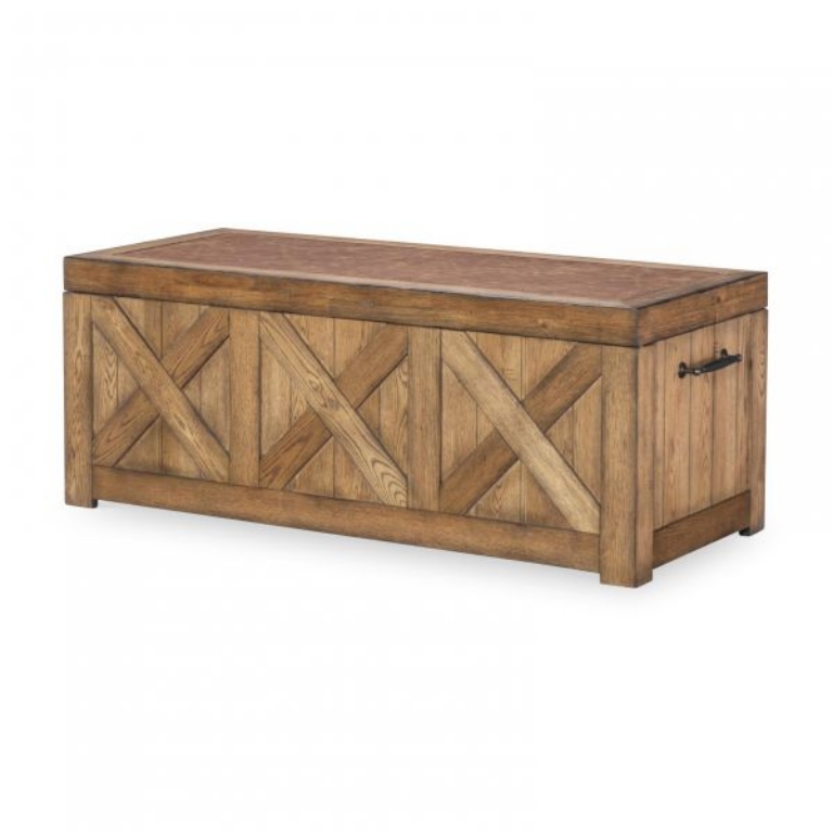 Picture of VINTAGE MARKET CAPTAIN'S TRUNK
