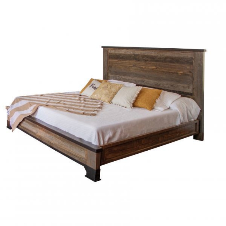 Picture of ANTIQUE GRAY KING BEDROOM GROUP