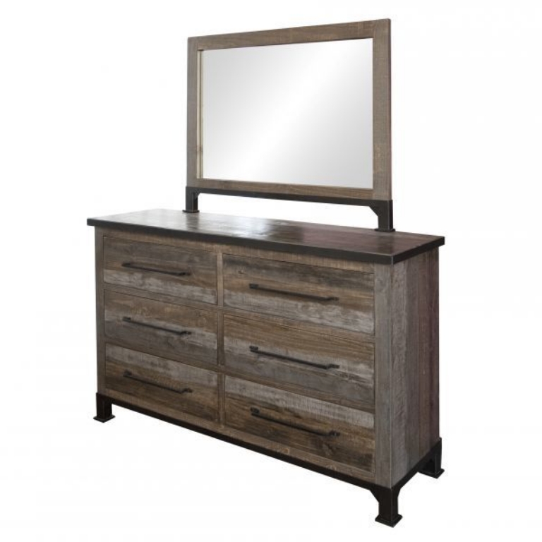 Picture of ANTIQUE GRAY KING BEDROOM GROUP