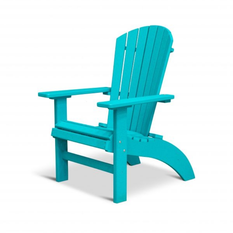 Picture of TURQUOISE DELUXE FANBACK CHAIR
