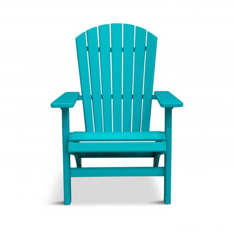 Picture of TURQUOISE DELUXE FANBACK CHAIR