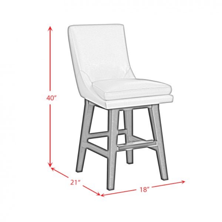 Picture of VILLANOVA BEIGE COUNTER STOOL