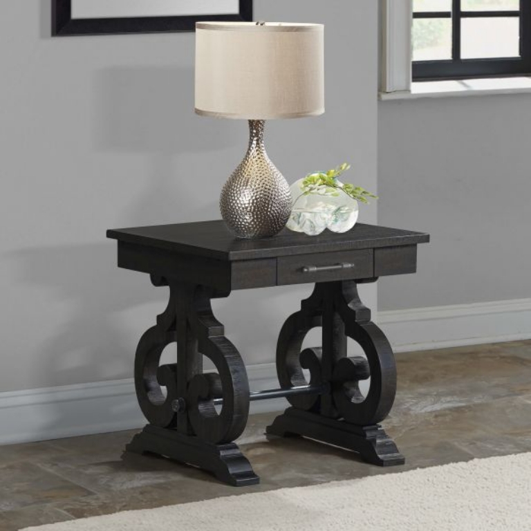 Picture of STONE SQUARE SIDE TABLE