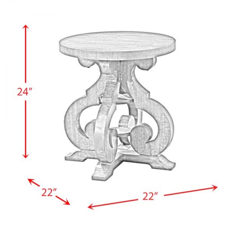 Picture of STONE ROUND SIDE TABLE