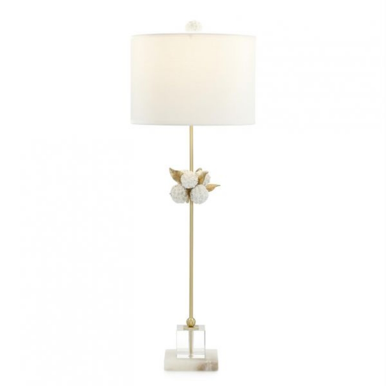 Picture of SCULPTED BLOOM BUFFET LAMP