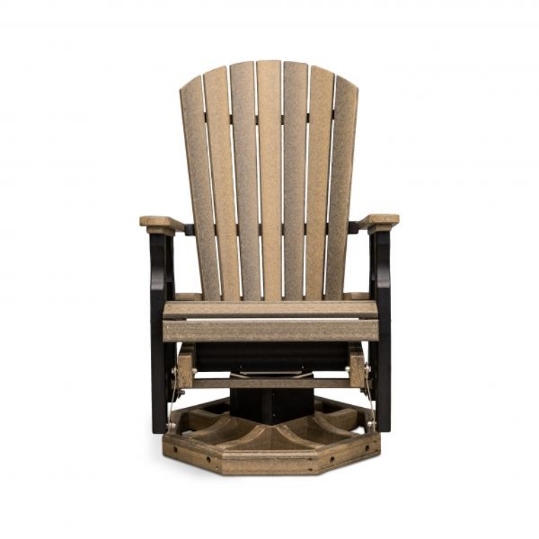 Picture of BARNWOOD FANBACK SWIVEL GLIDER