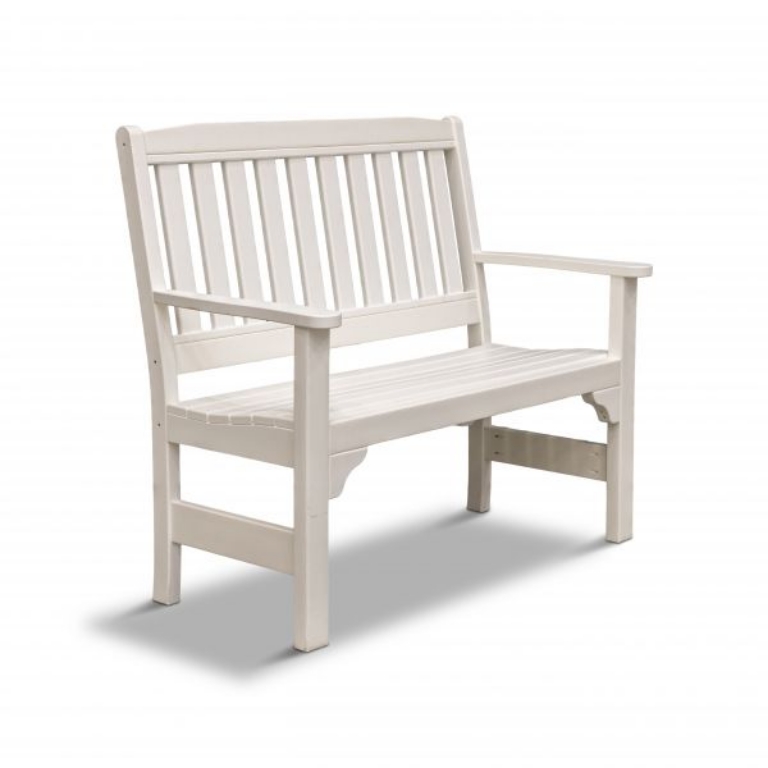 Picture of WHITE ENGLISH GARDEN BENCH