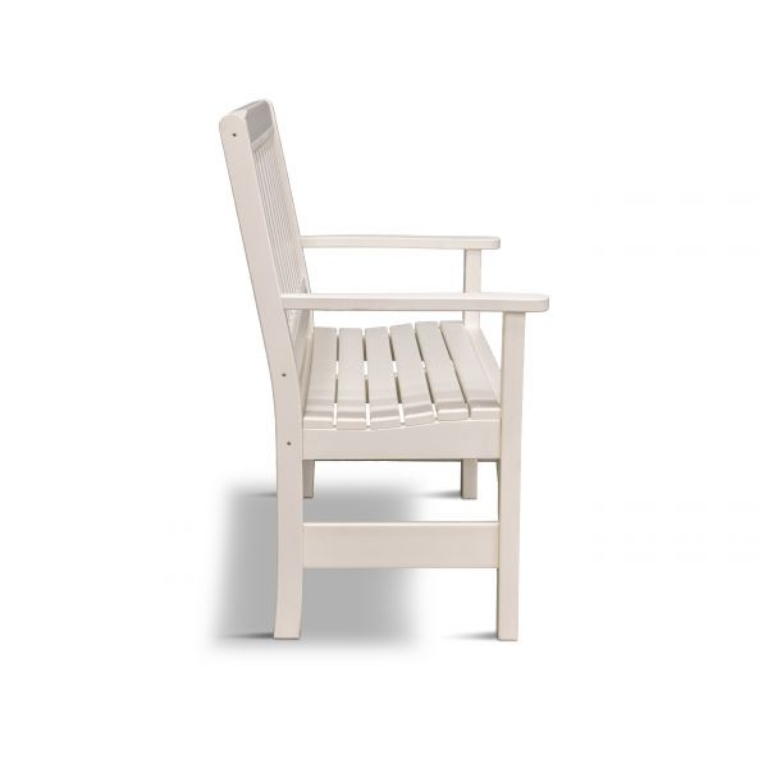 Picture of WHITE ENGLISH GARDEN BENCH