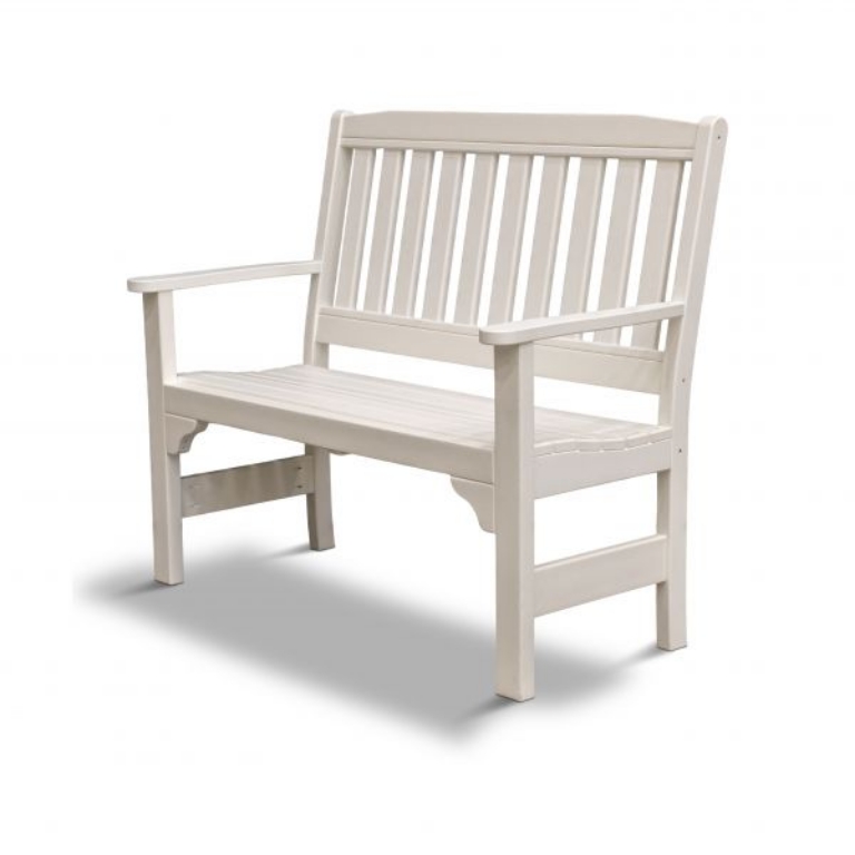 Picture of WHITE ENGLISH GARDEN BENCH