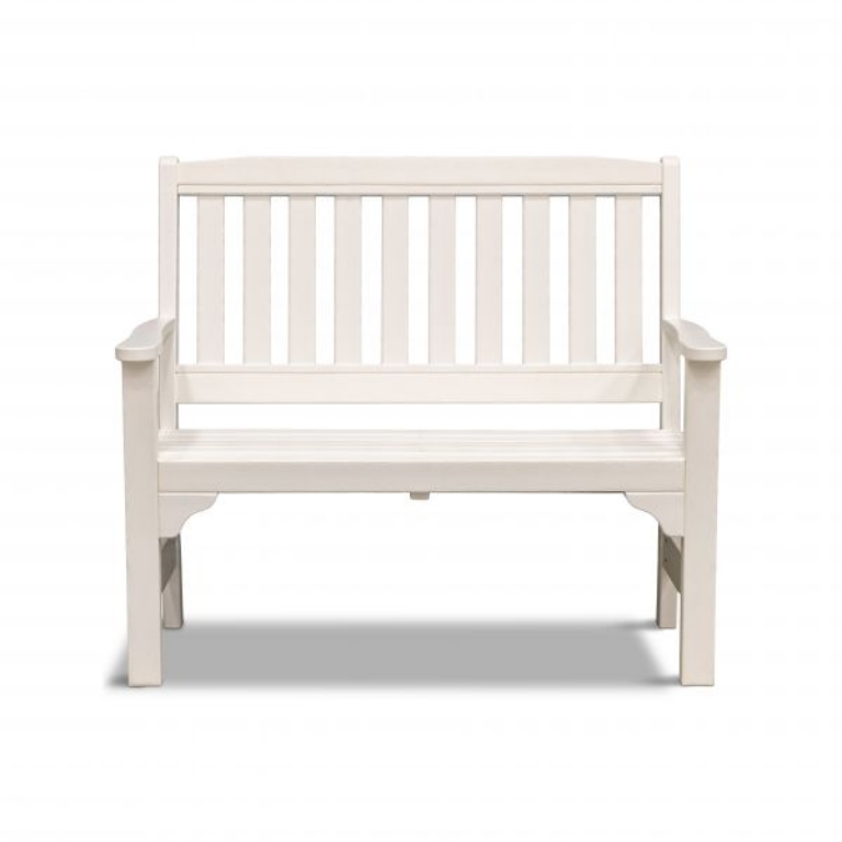 Picture of WHITE ENGLISH GARDEN BENCH