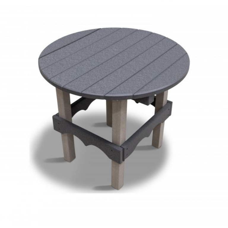 Picture of DARK GRAY ROUND SIDE TABLE