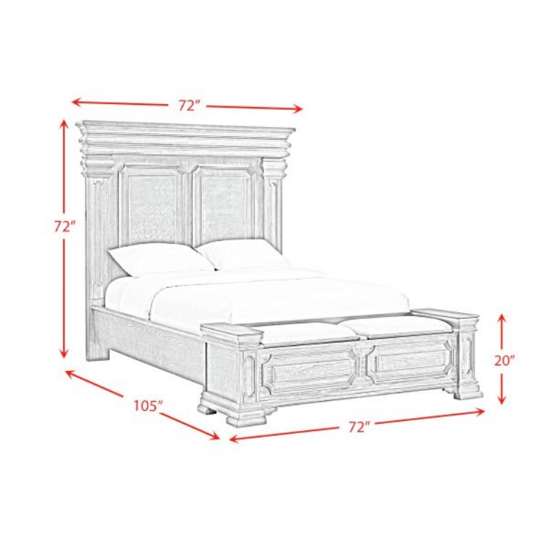 Picture of KINGS COURT QUEEN STORAGE BED