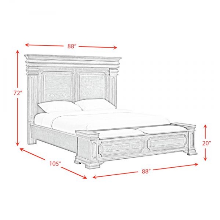 Picture of KINGS COURT KING STORAGE BED