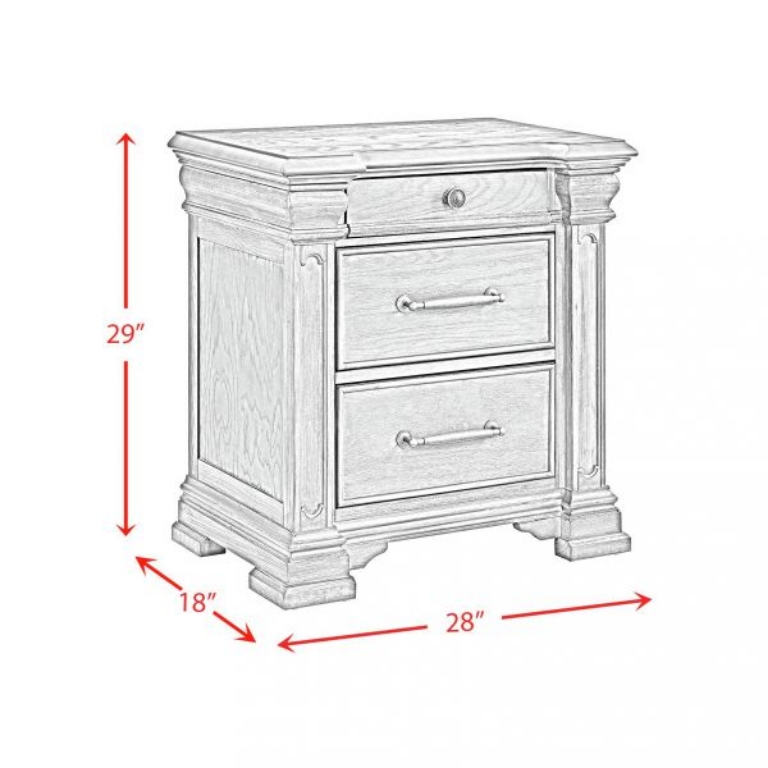 Picture of KINGS COURT NIGHTSTAND