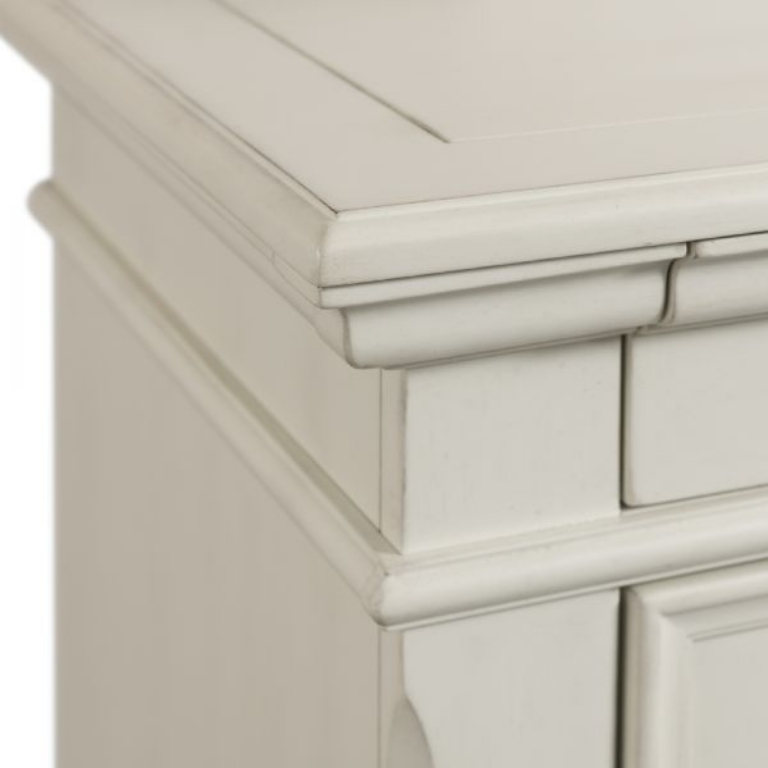 Picture of ANTIQUE WHITE SLATER NIGHTSTAND