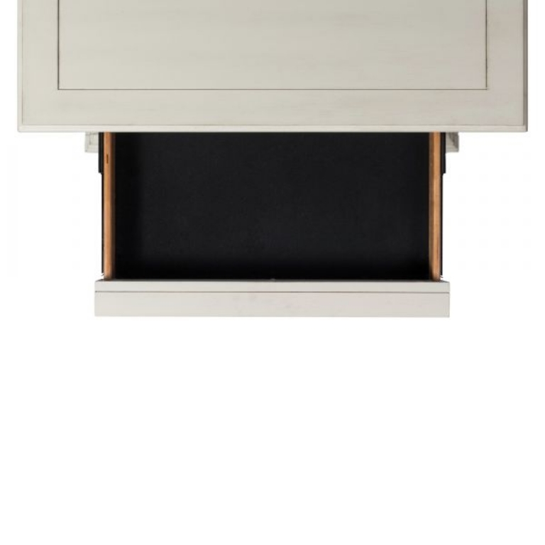 Picture of ANTIQUE WHITE SLATER NIGHTSTAND