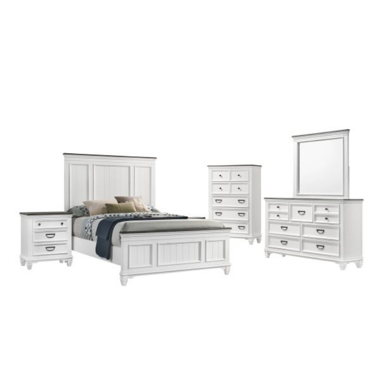Picture of LANDMARK  WHITE QUEEN BEDROOM GROUP
