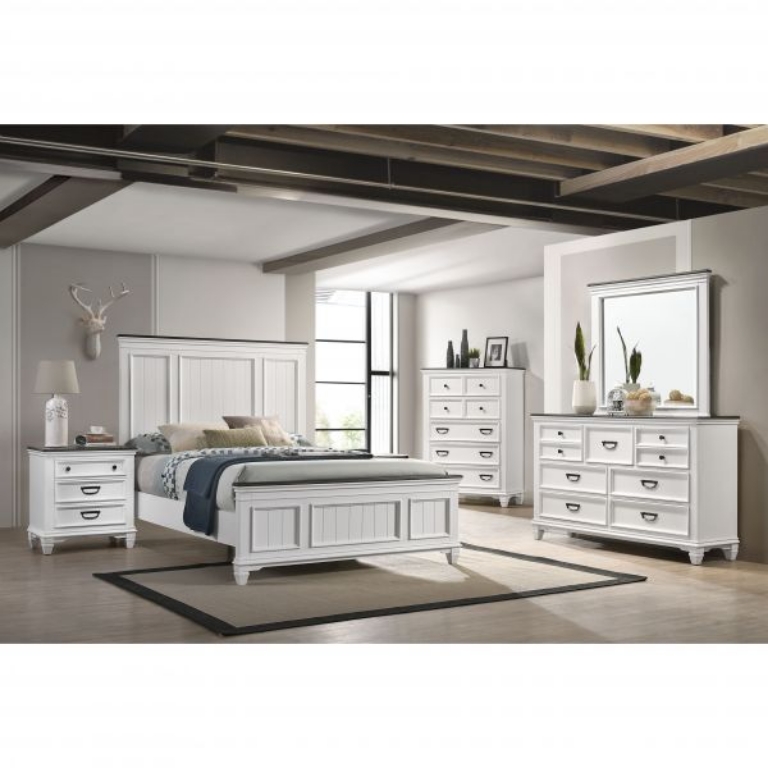 Picture of LANDMARK  WHITE QUEEN BEDROOM GROUP