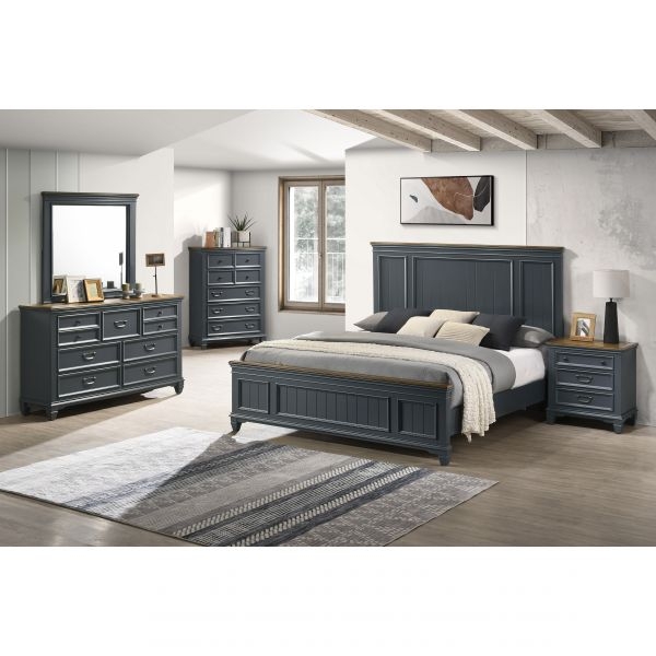 Picture of LANDMARK GREY QUEEN BEDROOM GROUP