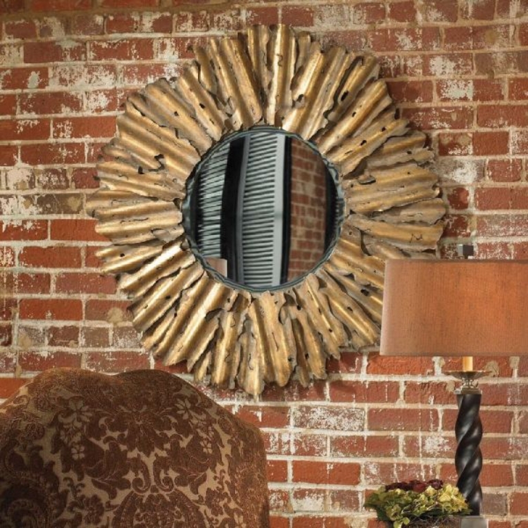 Picture of HEMANI ROUND MIRROR