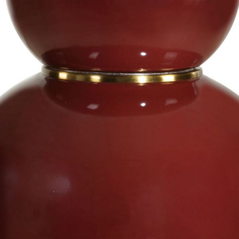 Picture of GOURD BURGUNDY TABLE LAMP