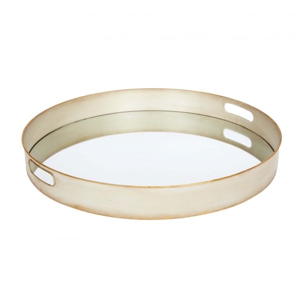Picture of LUNA GREY WASHED METAL TRAY