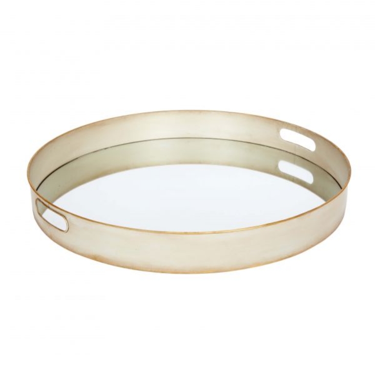 Picture of LUNA GREY WASHED METAL TRAY