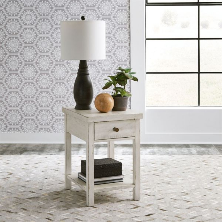 Picture of MODERN FARMHOUSE CHAIRSIDE TABLE