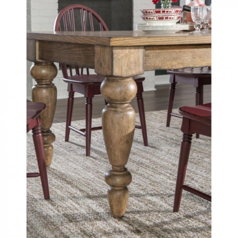 Picture of VINTAGE MARKET CHIMNEY LEG DINING TABLE