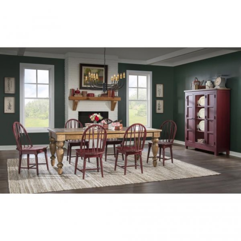 Picture of VINTAGE MARKET CHIMNEY LEG DINING TABLE