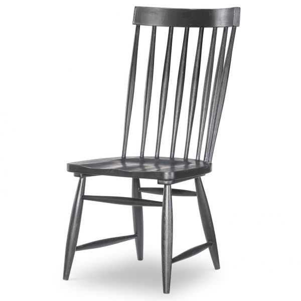 Picture of VINTAGE MARKET KETTLE BLACK WINDSOR SIDE CHAIR