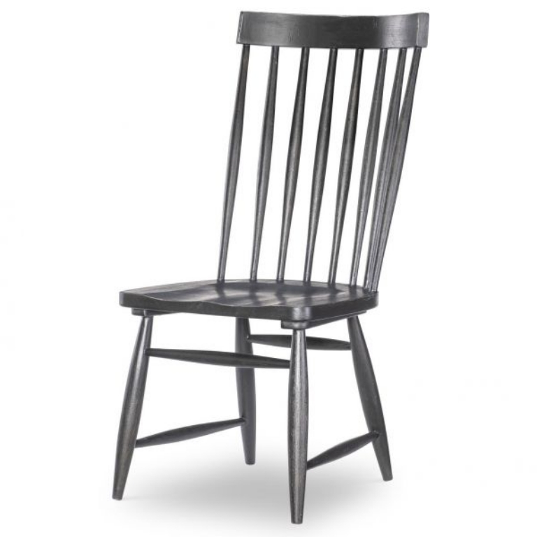 Picture of VINTAGE MARKET KETTLE BLACK WINDSOR SIDE CHAIR
